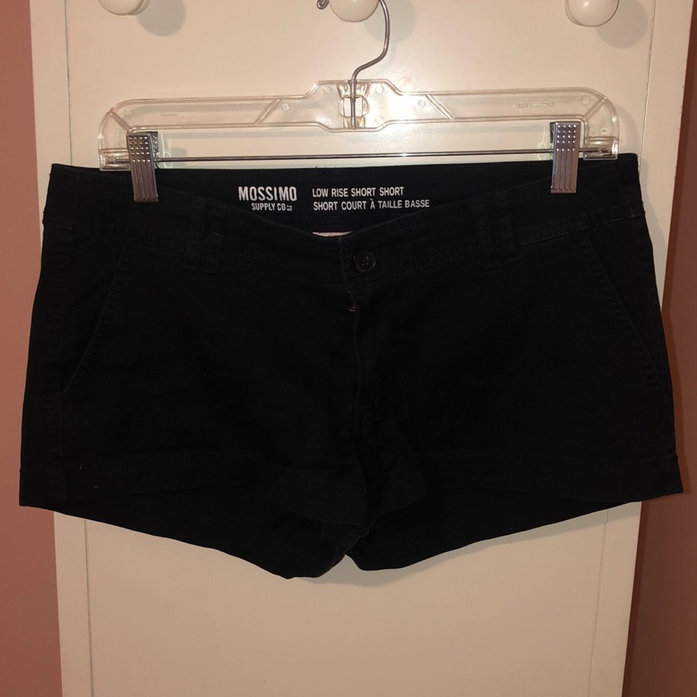 Navy Blue Low Rise Short Short